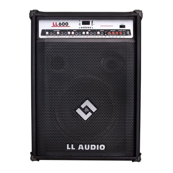 Imagem de Caixa De Som Amplificada Multiuso LL Audio LL600 BT 200W Rms