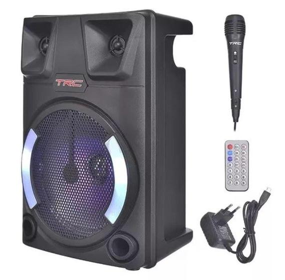 Imagem de Caixa de Som Amplificada TRC X120 120W RMS Microfone Bluetooth Bivolt
