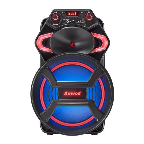 Caixa de Som Amvox ACA 550 Strondo II - Bluetooth Amplificada 550W 12” USB com Tweeter Imagem de Caixa de Som Amvox ACA 550 Strondo II - Bluetooth Amplificada 550W 12” USB com Tweeter