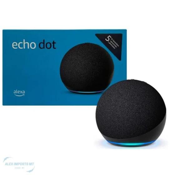 Caixa De Som Assistente Pessoal Alexa Echo Dot 5 Geração Menor preço em Caixa De Som Assistente Pessoal Alexa Echo Dot 5 Geração