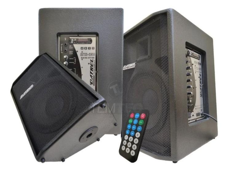 Imagem de Caixa de som ativa 10" 200w datrel bluetooth profissional