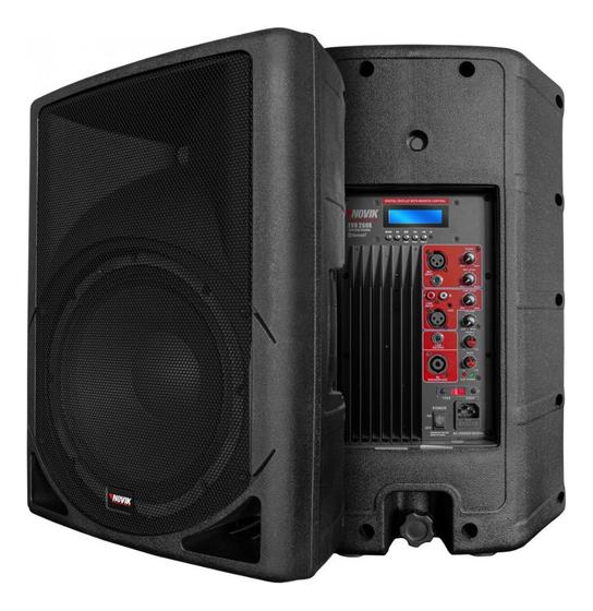 Imagem de Caixa De Som Ativa EVO-260X Novik 12 Polegadas 250W Com Bluetooth TWS Display Digital Com Entradas Para Microfone E Linha