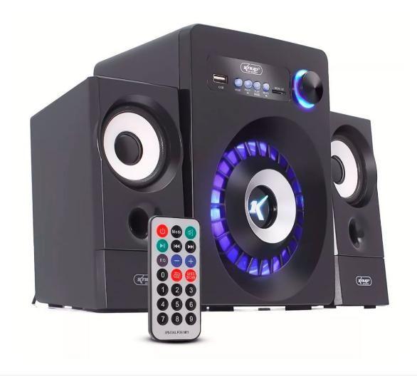 Imagem de Caixa De Som Bluetooth 3 em 1 Subwoofer Amplificada Mini System Som Forte Potente Para Casa E Sua Festa