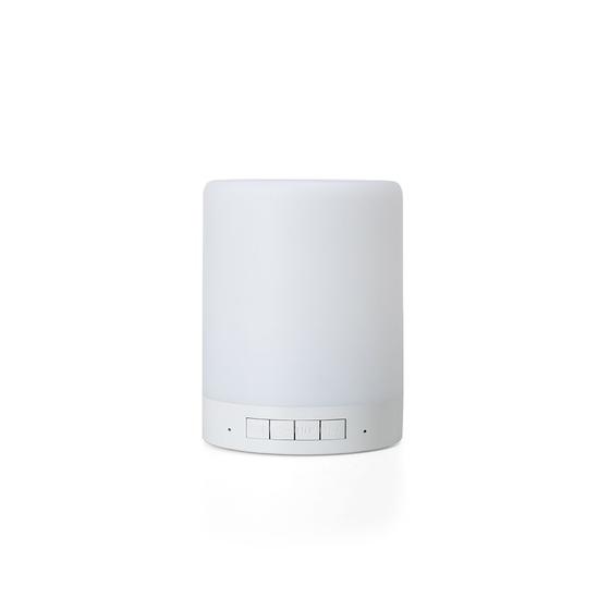 Imagem de Caixa De Som Bluetooth+Abajur Led Luminária Multicolor Touch