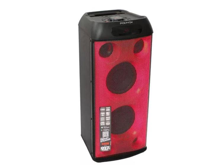 Imagem de Caixa de Som Bluetooth Amplificada 800W Polyvox TWS  Preto  Bivolt - XT-660T