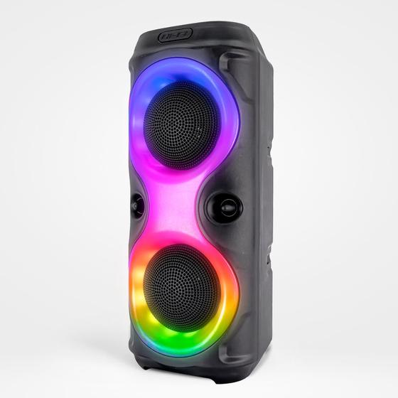 Caixa de som Bluetooth Com Led RGB Portátil FM USB TWS 50W Imagem de Caixa de som Bluetooth Com Led RGB Portátil FM USB TWS 50W