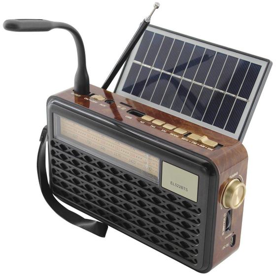 Rádio Portátil Com Usb Gici Tech Retrô 5 W Rms - El522bt