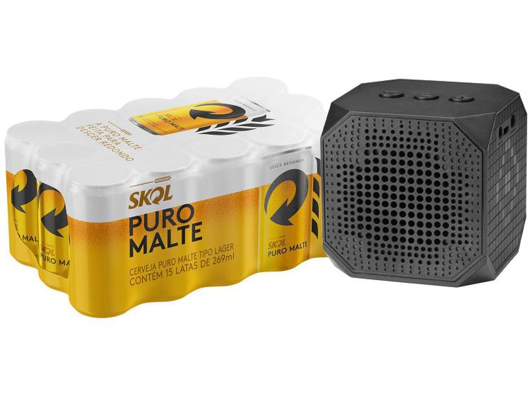 Caixa de Som Bluetooth Easy Mobile Wise Box 5W - USB + Cerveja Skol ...