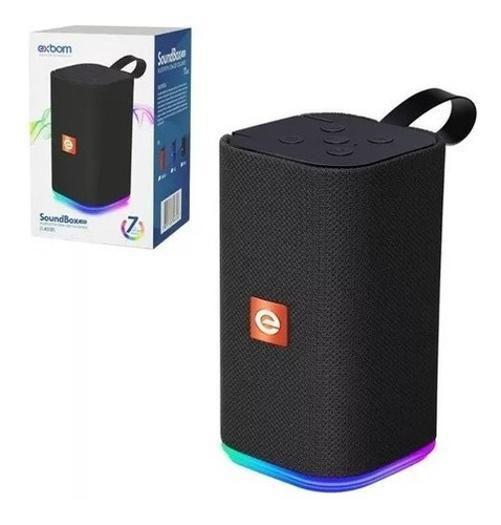Imagem de Caixa de som Bluetooth Exbom CS-M31BTL com LED RGB