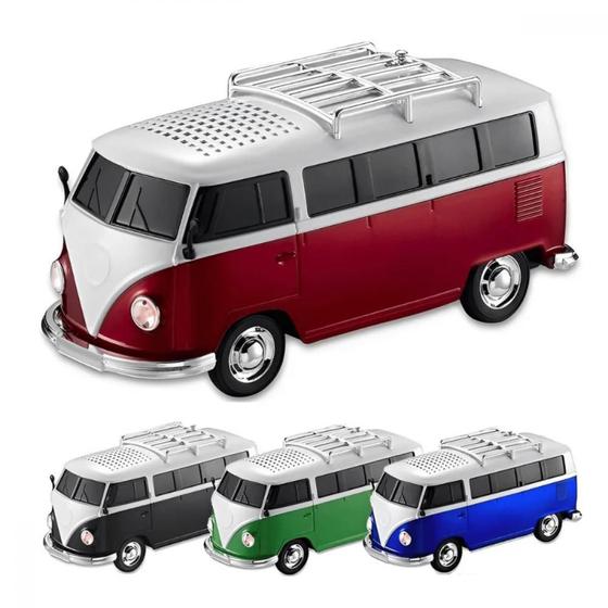 Imagem de Caixa de Som Bluetooth Formato de Kombi