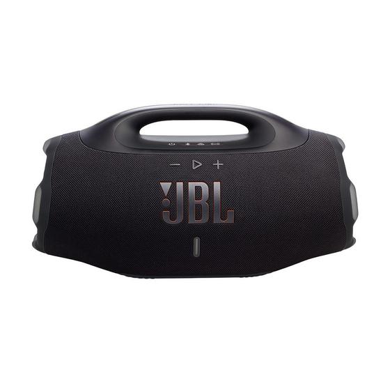 Caixa de Som Bluetooth JBL Boombox 4 Preta, Bateria de Até 34H, à Prova dÁgua e Resistente a Poeira IP68 e 210W