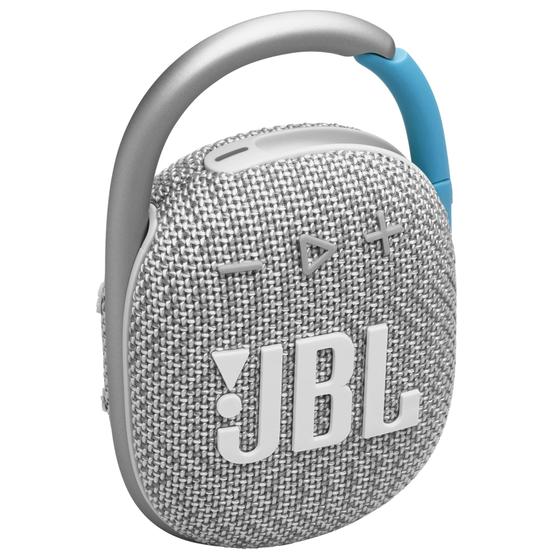 Imagem de Caixa De Som Bluetooth JBL Clip 4 Eco Portátil A Prova De Água Branca