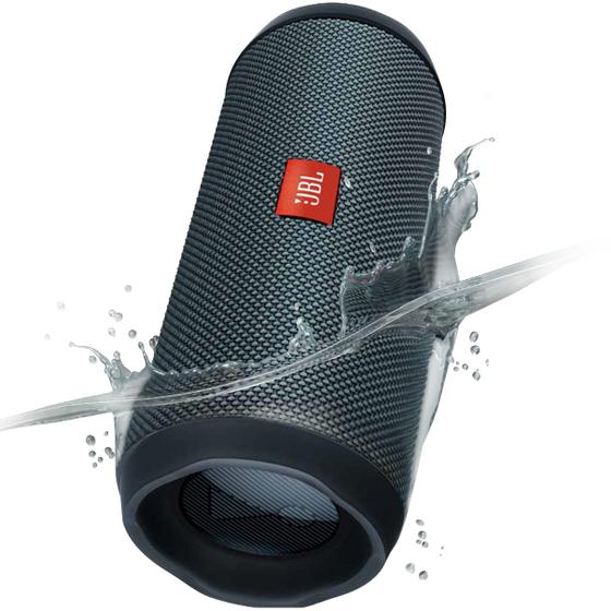 Imagem de Caixa de Som Bluetooth JBL Flip Essential 2 Cinza Speaker Portátil Á Prova D'água IPX7 Ref. 3 4 5 6