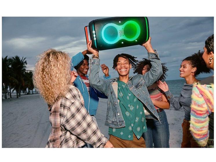 Caixa de Som Bluetooth JBL PartyBox Club 120 Amplificada 160W com Luzes e Entrada para Microfone