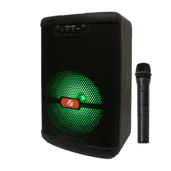 Imagem de Caixa de Som Bluetooth KTS-1330 Microfone Karaoke