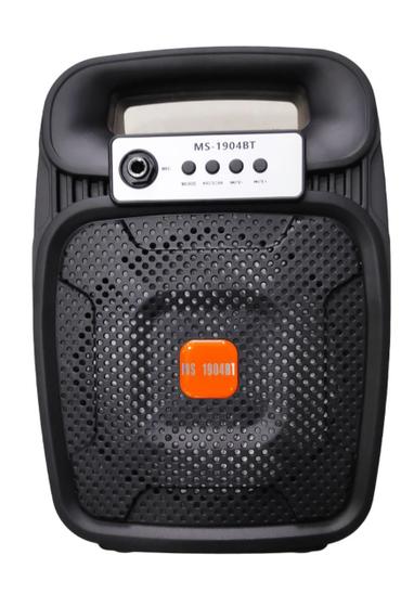 Imagem de Caixa de Som Bluetooth MS-1904BT Com FM e Entrada Para Microfone