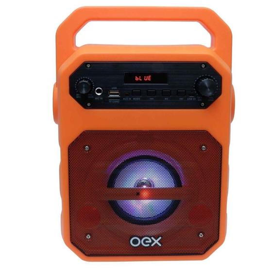 Imagem de Caixa De Som Bluetooth Oex Sk415 Fun 90W Laranja