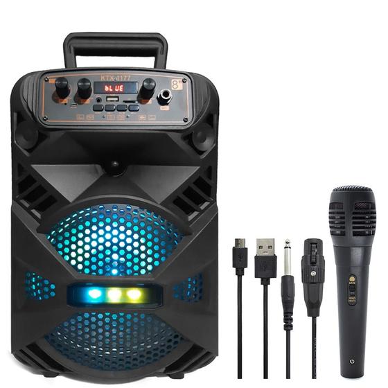 Imagem de Caixa de Som Bluetooth Portátil 20w Com Microfone e Alça KTX-1177