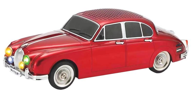 Caixa de Som Bluetooth Retro Jaguar Mark WS-596 em Formato de Carro com ...