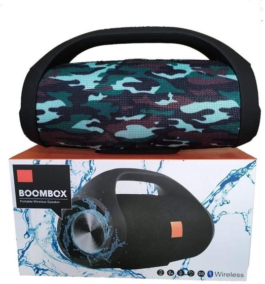 Imagem de Caixa De Som Boombox Bluetooth Portátil 35 Cm