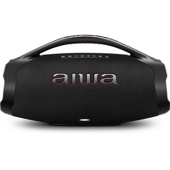 Imagem de Caixa de Som Boombox Plus AIWA BBS-01-B 200W Bluetooth 30H IP66 USB Preto