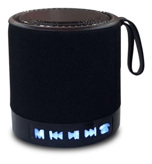 Imagem de Caixa de Som com Alça AUX, Bluetooth, USB vermelha ou preta