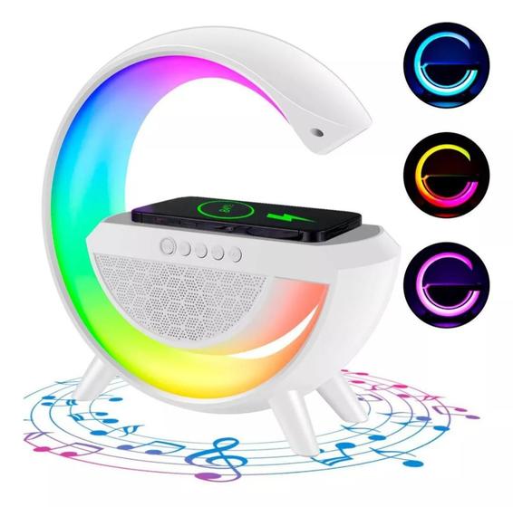 Caixa de som com LED carregador portátil indução BM F-946 Menor preço em Caixa de som com LED carregador portátil indução BM F-946
