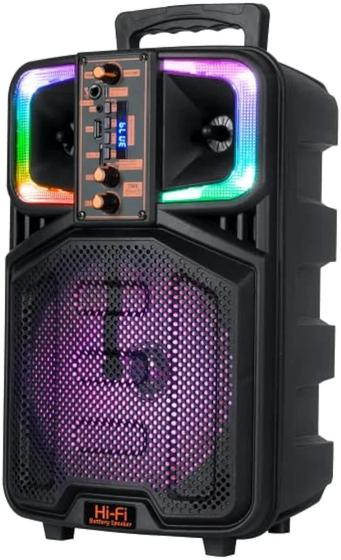 Caixa De Som Com Microfone Original Da Seisa Potente 2000w Menor preço em Caixa De Som Com Microfone Original Da Seisa Potente 2000w