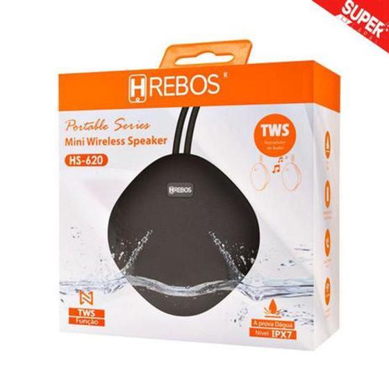 Caixa de Som Hrebos Preto Hs-620