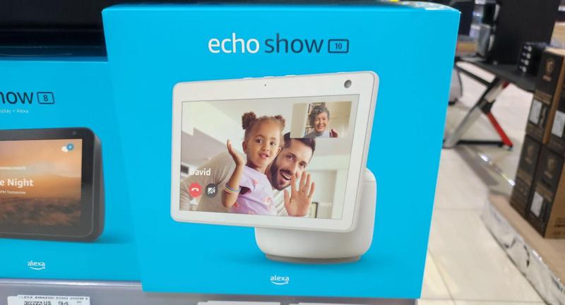 Imagem de Caixa De Som E Tela Inteligente Amazon Echo Show 10 Com Alexa