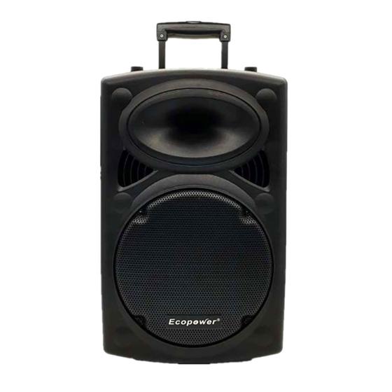 Imagem de Caixa de Som Ecopower EP1902 Com Bluetooth / USB / SD / Microfone