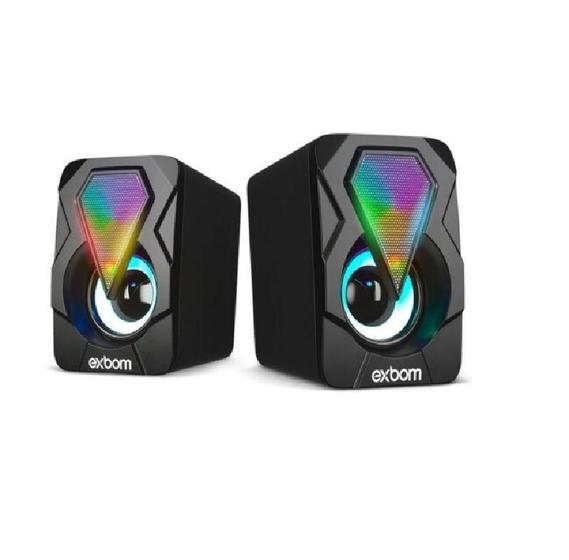 Imagem de Caixa De Som Exbom Usb Cs-C20 Smart Para Pc/Notebook/Smartphone 6W Rms