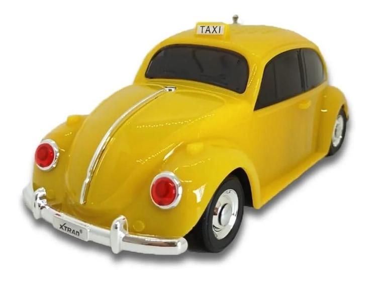 Caixa de Som Xtrad Fusca Bug Car Amarelo Ws-1939