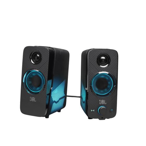 Caixa de Som Gamer JBL Quantum Duo para Computador Preta Bluetooth e RGB Menor preço em Caixa de Som Gamer JBL Quantum Duo para Computador Preta Bluetooth e RGB