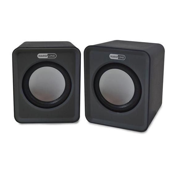 Caixa de Som Hardline GT-SP20 2 X 3W RMS Conector P2 Alimentacao USB Preto Menor preço em Caixa de Som Hardline GT-SP20 2 X 3W RMS Conector P2 Alimentacao USB Preto