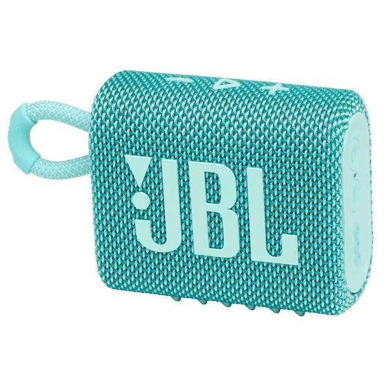 Imagem de Caixa de Som JBL GO 3 Verde Teal Bluetooth Pro Sound Original À Prova D'água Poeira IP67 JBLGO3TEAL