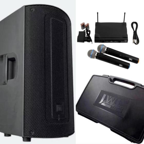 Caixa de Som JBL Max 12 Ativa Bluetooth + 2 Microfones s/Fio Menor preço em Caixa de Som JBL Max 12 Ativa Bluetooth + 2 Microfones s/Fio