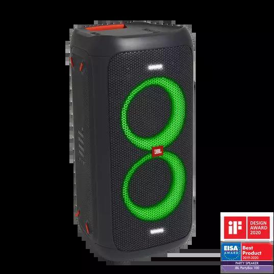 Imagem de Caixa de Som JBL Partybox 100 160W RMS Com Leds 12 Hs de Bateria Bivolt
