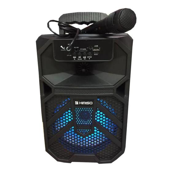 Imagem de Caixa De Som Karaoke Wireless Bluetooth Kimiso Qs-2601 6.5