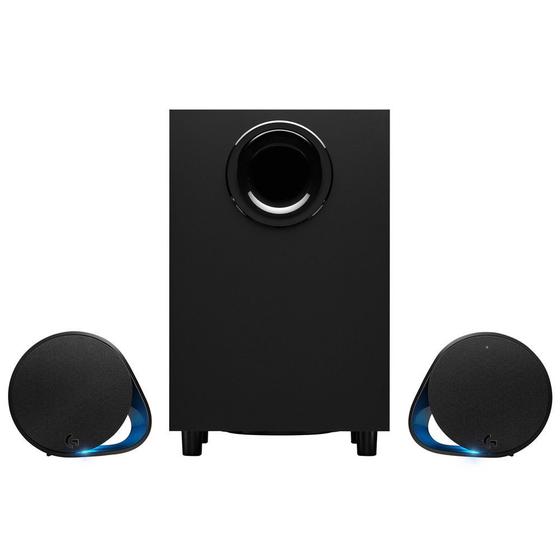 Imagem de Caixa de som Logitech G560 com RGB LIGHTSYNC, Sistema 2.1 e Conexão Bluetooth, USB ou 3,5mm - 980-001310