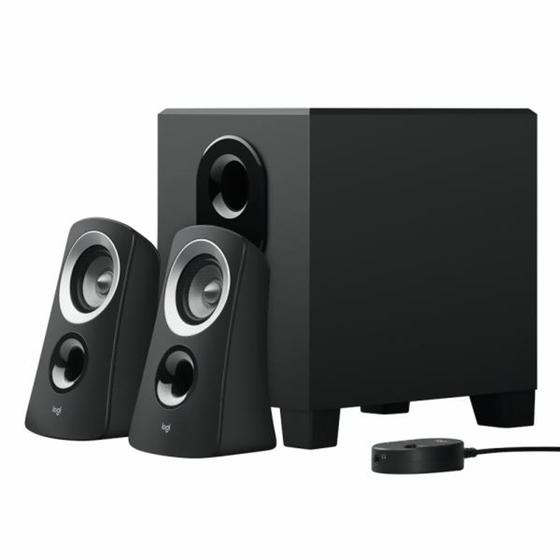 Caixa de Som Logitech Z313 3.5MM / 25W / 50W - Preto (980-000664) Menor preço em Caixa de Som Logitech Z313 3.5MM / 25W / 50W - Preto (980-000664)