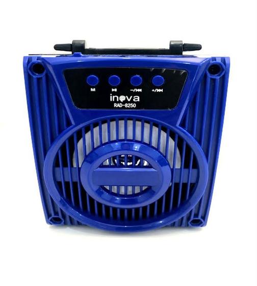 Imagem de Caixa de Som Mini Portátil Inova 10w Bluetooth Rad8250 Azul