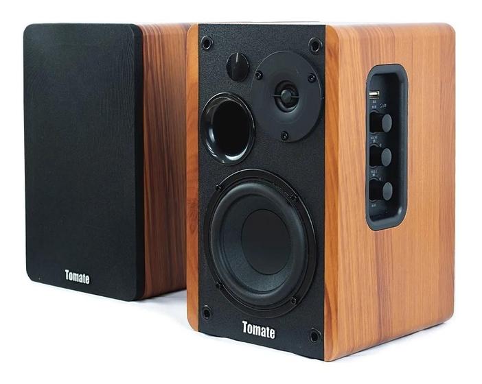 Caixa de Som Monitor MTS-2026 Bluetooth Preta (Par) - TOMATE Menor preço em Caixa de Som Monitor MTS-2026 Bluetooth Preta (Par) - TOMATE