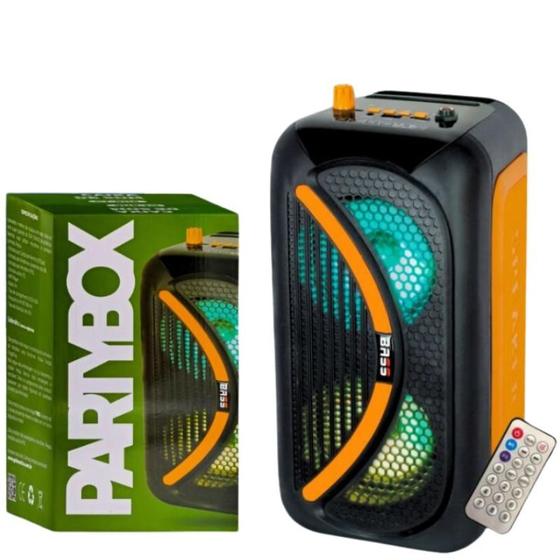 Imagem de Caixa de Som Multimidia 20W Com Bluetooth Led RGB Golden Ultra