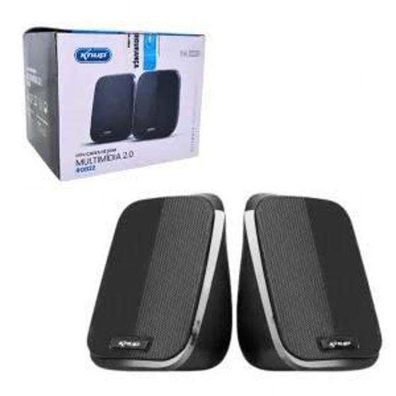 Imagem de Caixa De Som Multimidia P/ PC e Notebook USB/ P2 5W KP-RO822 - Knup