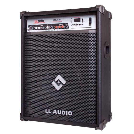 Caixa de Som Multiuso Amplificada LL AUDIO LL300BT 75 W RMS Bluetooth USB FM - LL Áudio Menor preço em Caixa de Som Multiuso Amplificada LL AUDIO LL300BT 75 W RMS Bluetooth USB FM - LL Áudio