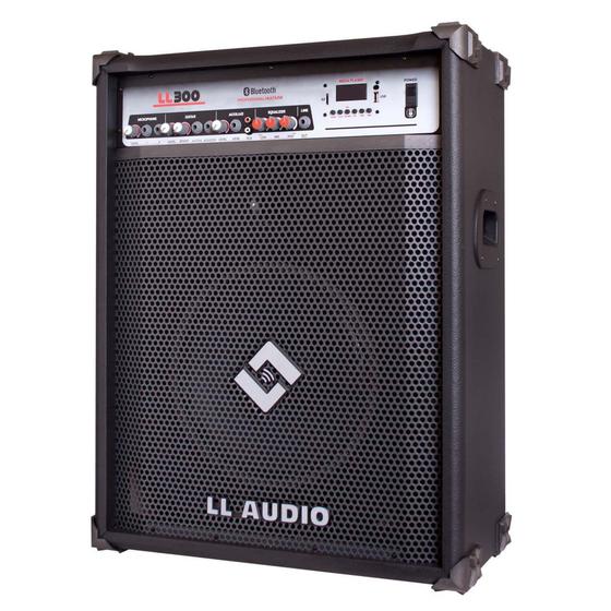 Caixa de Som Multiuso Amplificada LL AUDIO LL300BT 75 W RMS Bluetooth USB FM Menor preço em Caixa de Som Multiuso Amplificada LL AUDIO LL300BT 75 W RMS Bluetooth USB FM
