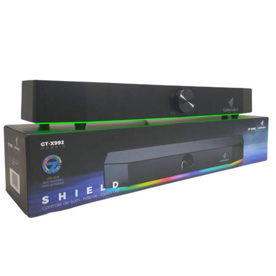 Caixa de Som Para PC Note Soundbar Gamer Bluetooth Leds P2 - Goldenultra é ruim? Caixa de Som Para PC Note Soundbar Gamer Bluetooth Leds P2 - Goldenultra é boa?