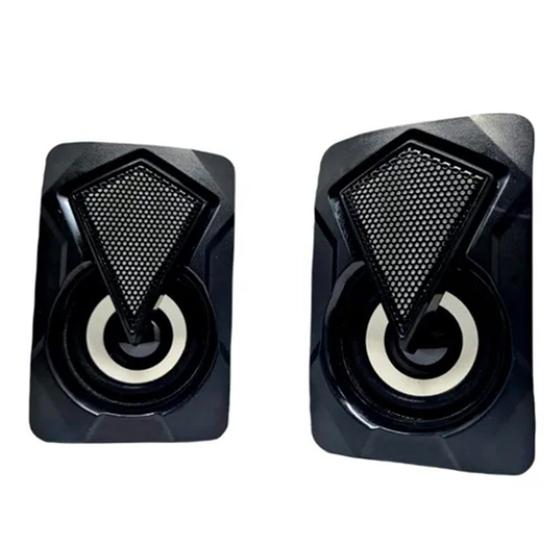 Imagem de Caixa De Som Para Pc Notebook Computador 2.0 Usb 5w Power