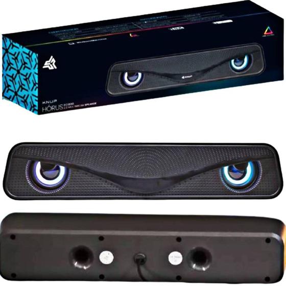 Imagem de Caixa De Som Para Tv Smart Soundbar Subwoofer Pc Rgb Usb P2 kP-RO830 KNUP